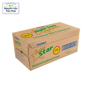 Sữa Đặc Có Đường Ngôi Sao Phương Nam Xanh Lá 1284Gr béo thơm, sánh mịn, phù hợp pha cà phê, trà sữa và làm bánh. Mua chính hãng tại Nguyên Liệu Tiến Phát.