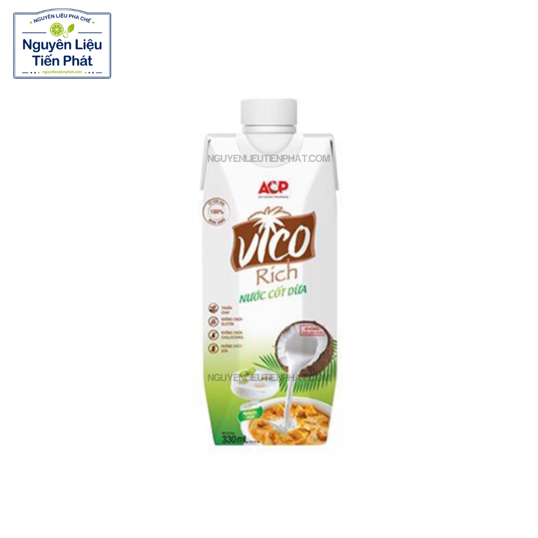 Nước Cốt Dừa Vico Rich 1L