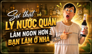 Tại sao nước ở quán lại ngon hơn tự pha bí kíp nằm ở syrup