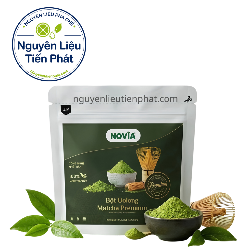 Bột Oolong Matcha Premium Novia 100G